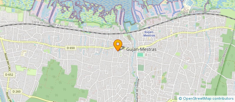 localisation de l'entreprise SCI WIKA  GUJAN-MESTRAS