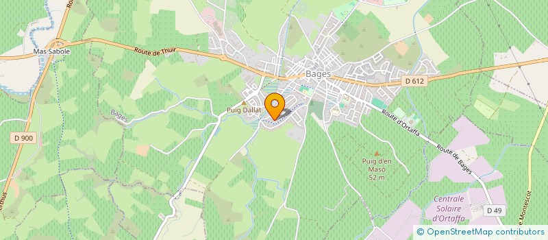 localisation de l'entreprise SCI-WILARMAT  BAGES