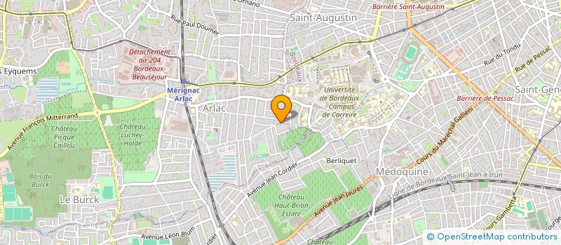 localisation de l'entreprise SCI WILBENTHO  MERIGNAC