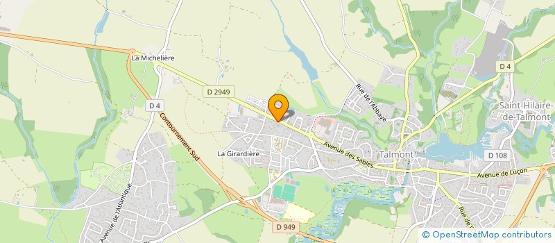 localisation de l'entreprise SCI WILCO  TALMONT-SAINT-HILAIRE