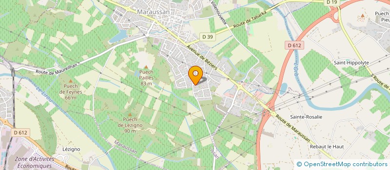 localisation de l'entreprise SCI WILD  CAZOULS-LES-BEZIERS