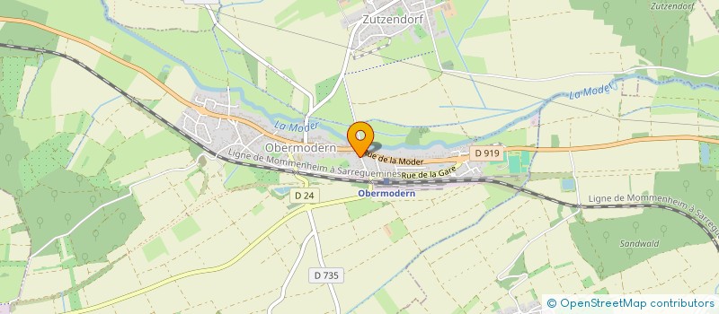 localisation de l'entreprise SCI WILD JMV  DOSSENHEIM-SUR-ZINSEL