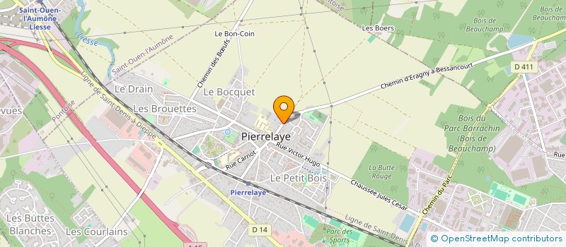 localisation de l'entreprise SCI WILGI  PIERRELAYE