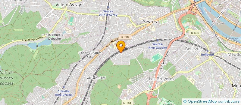 localisation de l'entreprise SCI WILHELM à SEVRES