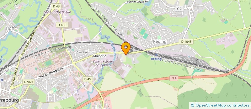 localisation de l'entreprise SCI WILHELM ET FILS  REDING