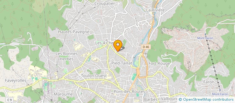 localisation de l'entreprise SCI WILI  TOULON