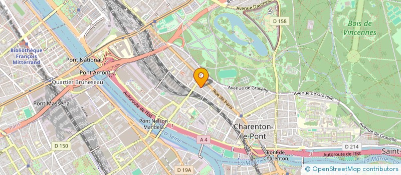 localisation de l'entreprise SCI WILIEN  CHARENTON LE PONT