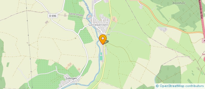 localisation de l'entreprise SCI WILJEMA  SARREWERDEN