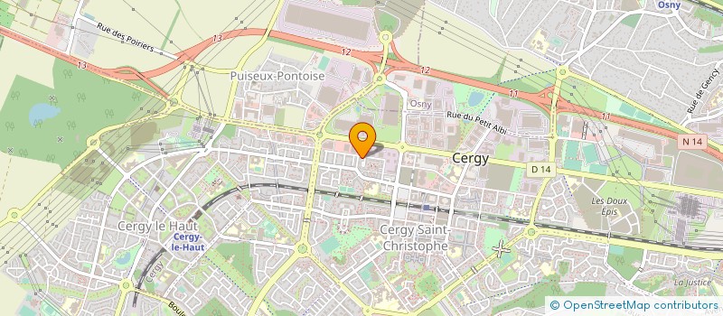 localisation de l'entreprise SCI WILJIM à CERGY