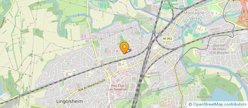 localisation de l'entreprise SCI WILKA  LINGOLSHEIM