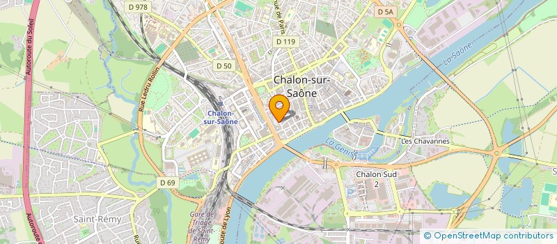 localisation de l'entreprise SCI WILKIE PROPERTY à CHALON-SUR-SAONE