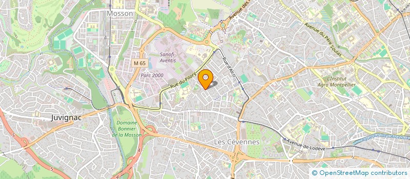 localisation de l'entreprise SCI WILKINSON à MONTPELLIER