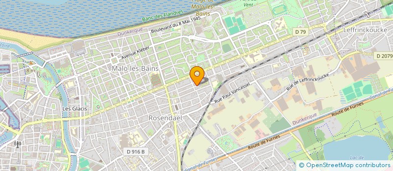 localisation de l'entreprise SCI WILLAERT à DUNKERQUE