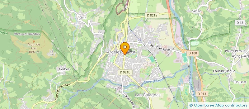 localisation de l'entreprise SCI WILLAMSON  AYZAC-OST