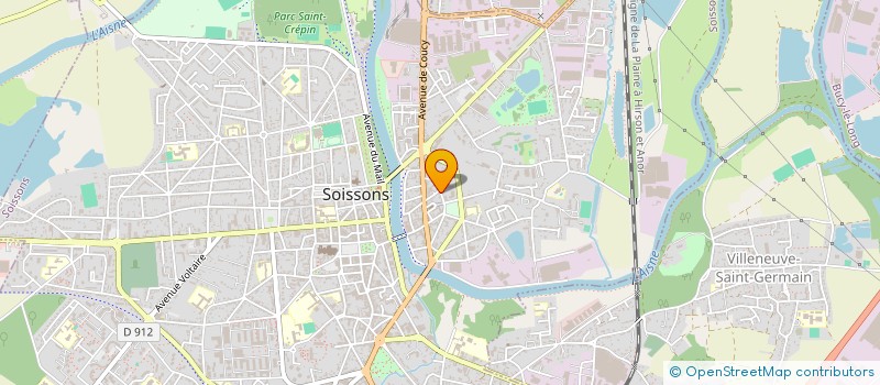 localisation de l'entreprise SCI WILLAUME DOMINIQUE ET FILS à SOISSONS