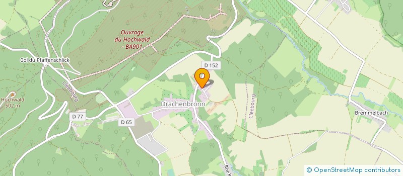 localisation de l'entreprise SCI WILLER  DRACHENBRONN-BIRLENBACH