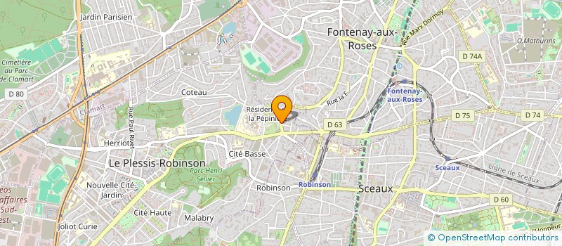 localisation de l'entreprise SCI WILLFLO à LE PLESSIS-ROBINSON