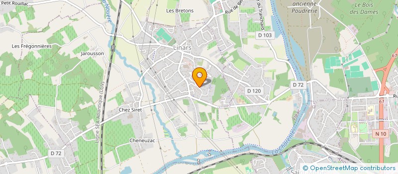 localisation de l'entreprise SCI WILLIAM à LINARS