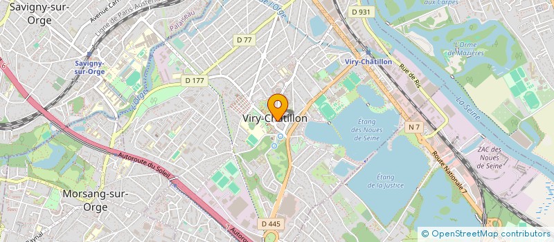 localisation de l'entreprise SCI WILLIAM à VIRY-CHATILLON