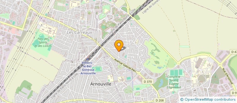 localisation de l'entreprise SCI WILLIAM  GONESSE