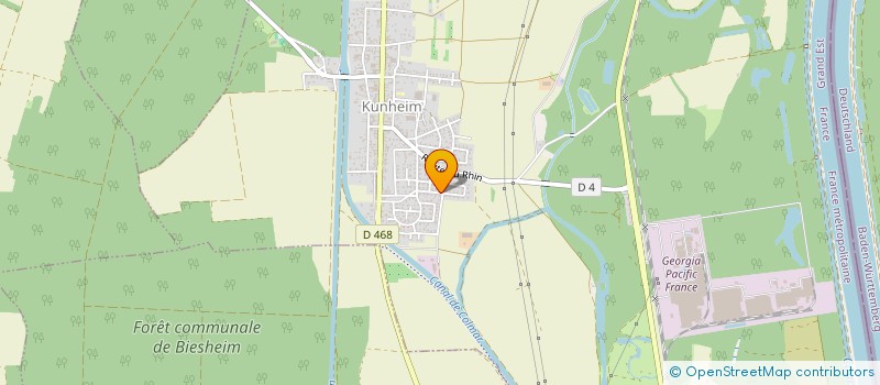 localisation de l'entreprise SCI WILLIAM & QUENTIN  KUNHEIM