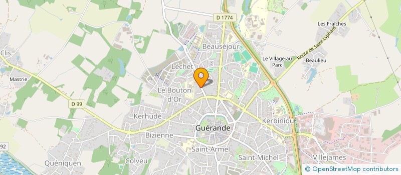 localisation de l'entreprise SCI WILLISTILL  GUERANDE