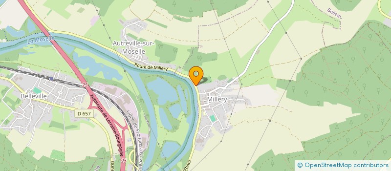 localisation de l'entreprise SCI WILLMAT  MILLERY