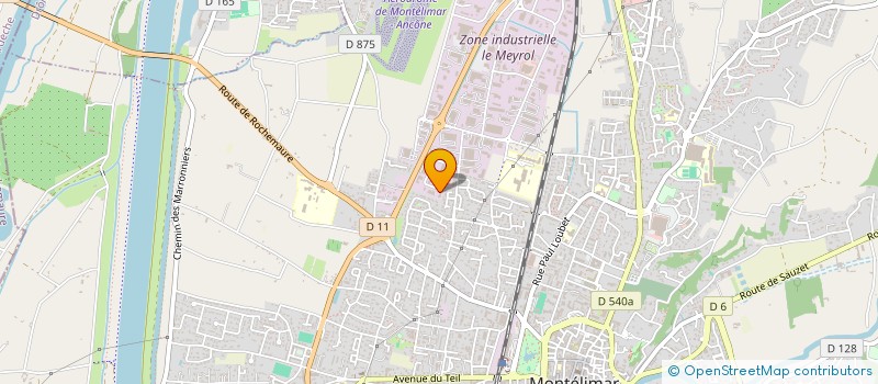 localisation de l'entreprise SCI WILLMAX à MONTELIMAR