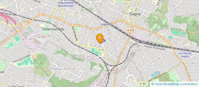localisation de l'entreprise SCI WILLOT à VILLEMOMBLE