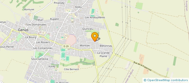 localisation de l'entreprise SCI WILLS  GENAS