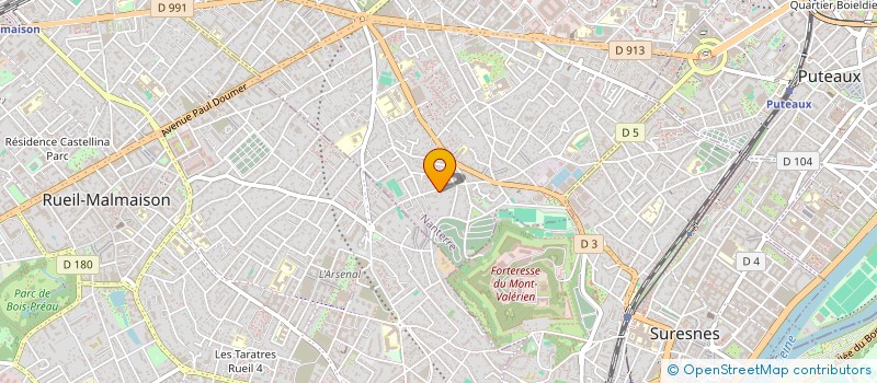 localisation de l'entreprise SCI WILLY  NANTERRE