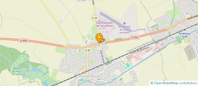 localisation de l'entreprise SCI WILLY  VITRY-EN-ARTOIS