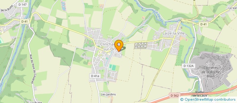 localisation de l'entreprise SCI WILLYS  LAIZE-CLINCHAMPS