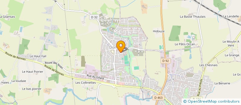 localisation de l'entreprise SCI WILMAR  DOMLOUP