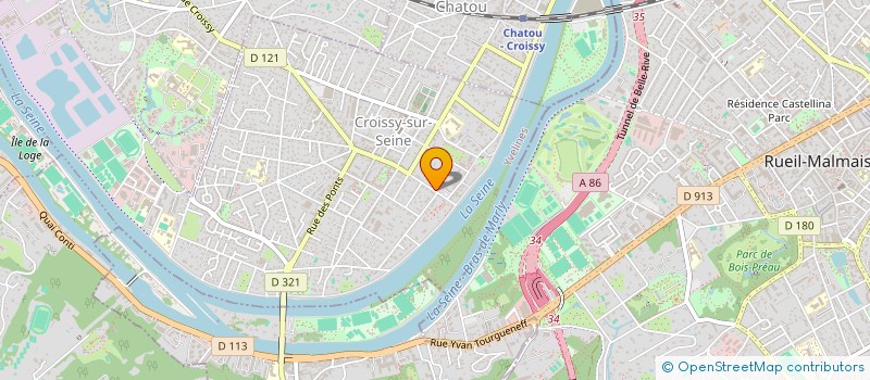 localisation de l'entreprise SCI WILMETTE  CROISSY-SUR-SEINE