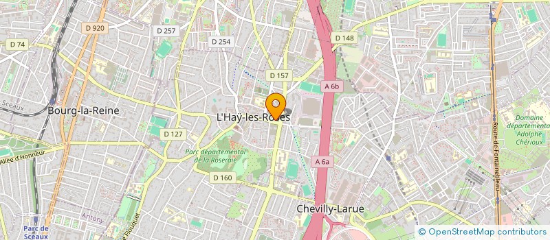 localisation de l'entreprise SCI WILMINE  L'HAY-LES-ROSES