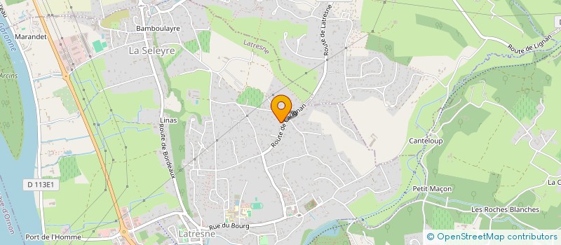 localisation de l'entreprise SCI WILMO  LATRESNE