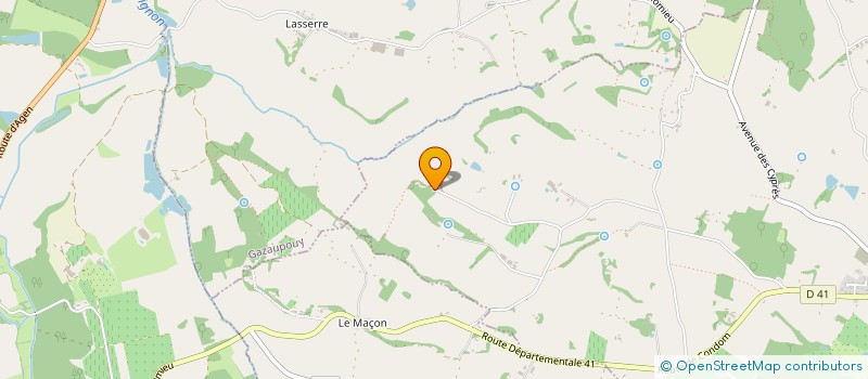 localisation de l'entreprise SCI WILNOUCE  LA ROMIEU