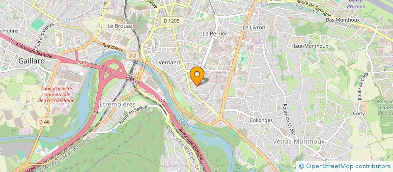 localisation de l'entreprise SCI WILOR à ANNEMASSE