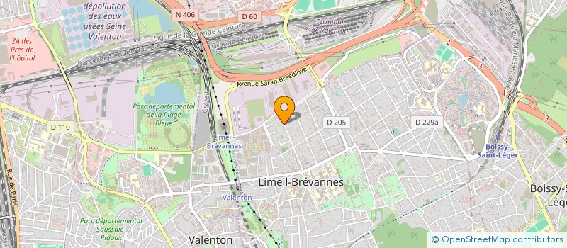 localisation de l'entreprise SCI WILSON 35 à LIMEIL-BREVANNES