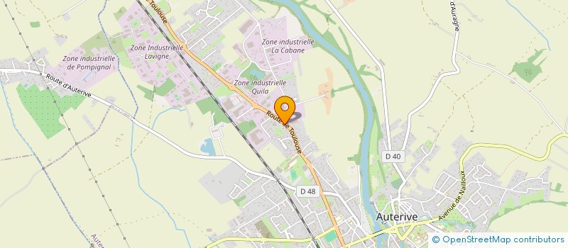 localisation de l'entreprise SCI WILSON  AUTERIVE