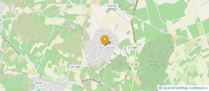 localisation de l'entreprise SCI WILSON  SAINT-JEAN-DE-CORNIES