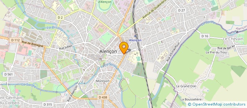 localisation de l'entreprise SCI WILSON à ALENCON