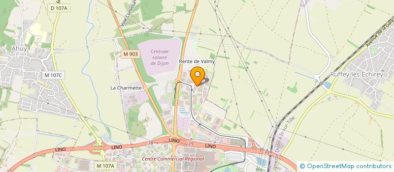 localisation de l'entreprise SCI WILSON à DIJON