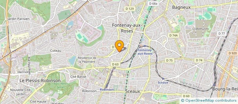 localisation de l'entreprise SCI WILSON à FONTENAY-AUX-ROSES