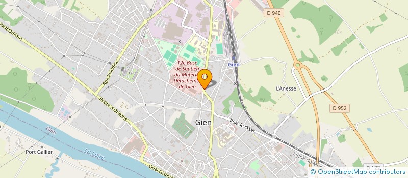 localisation de l'entreprise SCI WILSON 72 à GIEN
