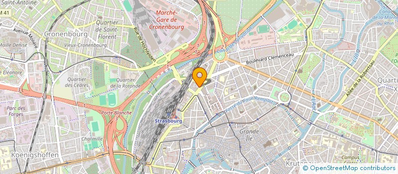 localisation de l'entreprise SCI WILSON  STRASBOURG