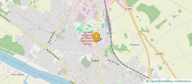 localisation de l'entreprise SCI WILSON 88  GIEN