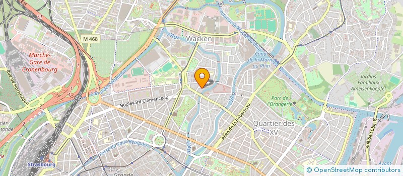 localisation de l'entreprise SCI WILSON  STRASBOURG