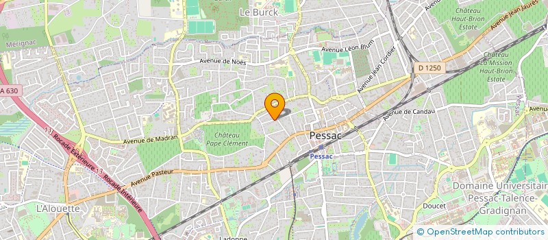 localisation de l'entreprise SCI WILSON 92  PESSAC